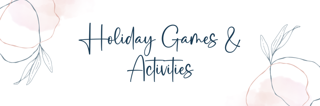 Holiday Games & Activities Category Anchored Willow Prints