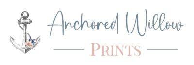 Anchored Willow Prints Logo